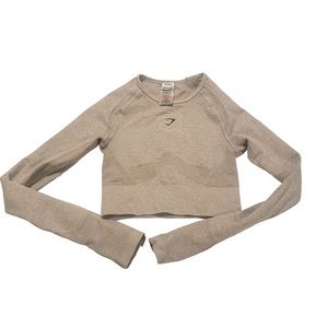 Gym Shark FLEX SPORTS LONG SLEEVE CROP TOP size XS